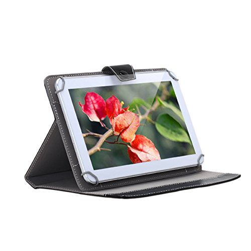 10.1 inch Tablet Protective Case,Stand Holder,Portable Foldable and Solid Stand Case,Compatible with All Universal 10.1 inch 16:9 Tablets PC(Black)