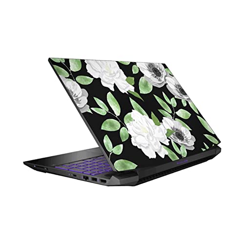 Skin HP Pavilion 15.6 Vinyle Repositionnable Motif Fleur Gardenia 15-dk0047TX