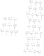 BESPORTBLE 4 Pacotes/10 Peças Polia De Cortina Acessórios Brancos Cortinas Fáceis Persianas Para Casa Polia De Reparo De Cortina Vertical Vertical Transportadora De Cortina Substituição