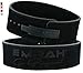 EMRAH PRO Buff Hide Leather Powerlifting Lever Fibbia Gym Workout Fitness Cintura per Sollevamento Pesi per Uomini e Donne | Bene Confortevole (Nero Opaco, Grande)