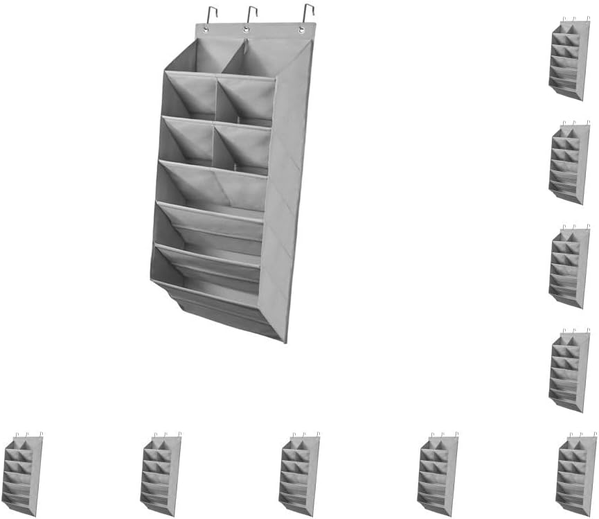 10セットOver The Door シューズオーガナイザー ハンギングシューズオーガナイザー ベビーアイテム用 おもちゃ 帽子 9