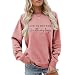 ZAJEAIE Life Is Better With My Boys Sweatshirt, Women Funny Boys Mom Shirt Mom Life Graphic Sweatshirt Casual Fall Pullovers Pink Gold