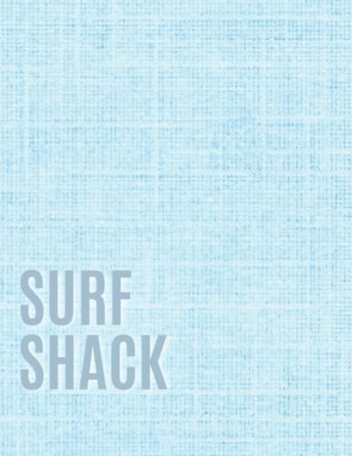 Surf Shack: Decorative stacking book for Coffee Tables & Bookshelves | Perfect for Coastal Themed Home Décor Interior Design & Staging