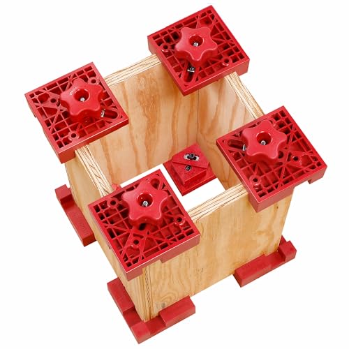 Woodpeckers M2 Box Clamps, 2 Pack, Versatile Woodworking Clamps for Quick and Easy 90 Degree Joints - Thumbnail 4