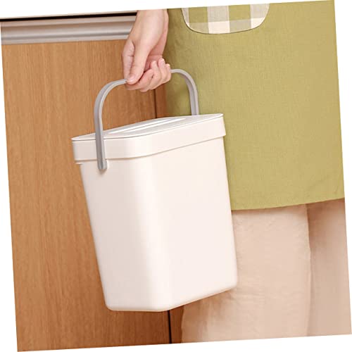 Caneca de basura rectangular colgante para cocina miniatura 7