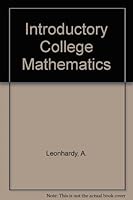 Introductory College Mathematics 047152736X Book Cover