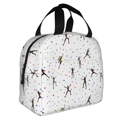 Rock Climbing Insulated Lunch Bag for Women