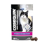 Nutramax Cosequin Joint Health Supplement for Cats - With Glucosamine, Chondroitin, and Omega-3, 60 Soft Chews