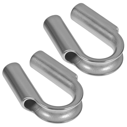 SOLUSTRE Wire Rope Crimping Tool Stainless Steel Cable Thimbles M10 Thimble Eye Triangular Ring for Rigging