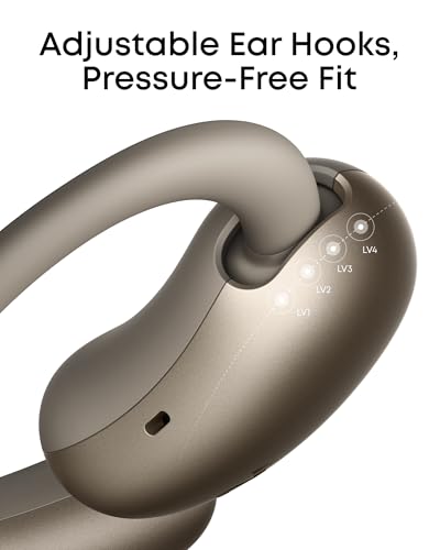 Image of soundcore AeroFit 2 by Anker, Open-Ear Headphones, Real-Time Translation Earbuds, 4 Adjustable Positions for Every Ear Size, 2x Richer Bass, Hi-Res, 42H Playtime, IP55,AI Clear Calls,Wireless Charging