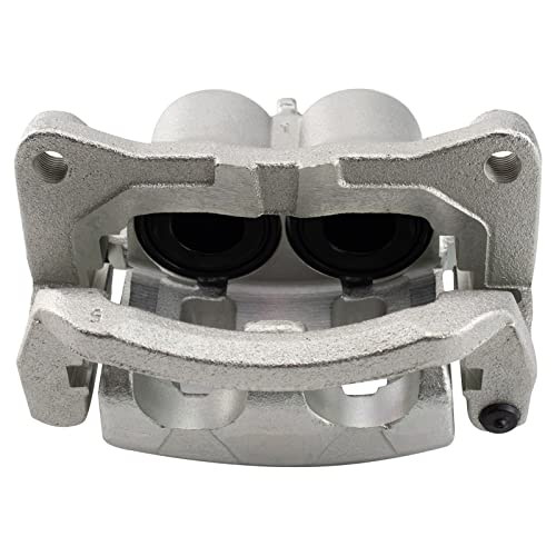 Image of TRQ Front Left Brake Caliper w /Bracket Drivers Side