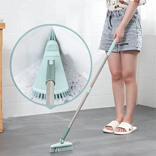 Brosse de nettoyage pour carrelage et baignoire à long manche réglable