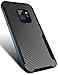 Carbon Fiber Pattern Slim Case Compatible with Samsung Galaxy S9, Shockproof 10ft. Drop Tested, Wireless Charging Compatible - Black