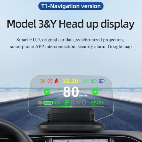 Pantalla Frontal HUD con Velocímetro LED para Accesorios de Coche 6