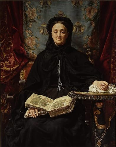 Ritratto di Katarzyna Potocki Jan Matejko pinturas famosas póster de lienzo 60x90cm