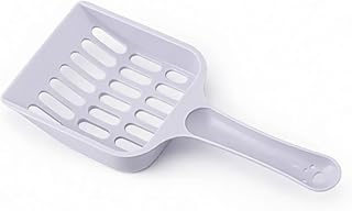 Cat Litter Scoop, Mesh Shovel, Poop Sifting, Mess-Free Cat Litter Scooper for Cat Litter Box, Large & Multiple Cats, Spill-Proof Litter Box Scooper (Puple)