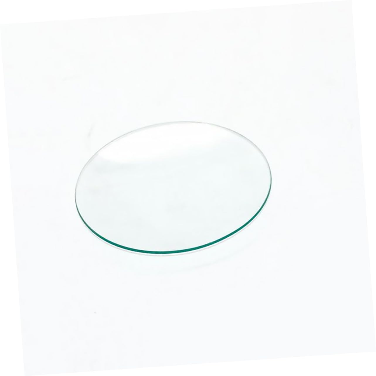 10pcs Laboratory Watch Glasses Flat Round Glass Covers Experiment Watch Glass for School and Lab Use