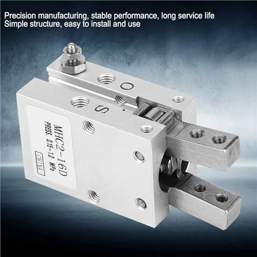 Cilindro de dedo MHC2-16D neumático paralelo de doble efecto aluminio 3