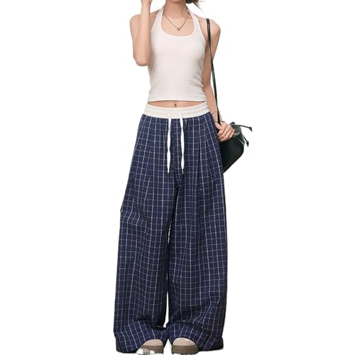 Pantalon à Carreaux Femme Y2K Goth pour Vos Sorties Urbaines Daily