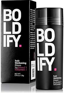 BOLDIFY Hair Fibers for Thinning Hair (MEDIUM BROWN) 100% Undetectable Natural Fibers