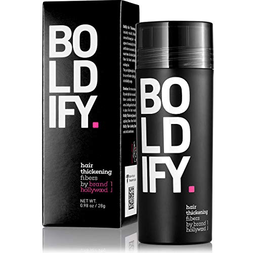 BOLDIFY Hair Fibers for Thinning Hair (MEDIUM BROWN) 100% Undetectable Natural Fibers