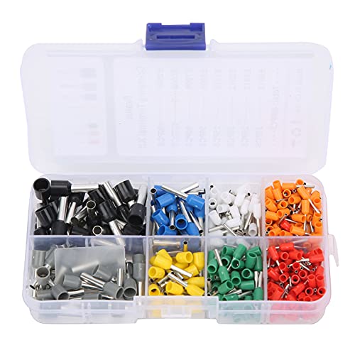 ANKROYU Crimping Terminal Set, Terminal Ferrules Kit, Stable Wire Terminal Kit, End Terminal Kit for Connect Disconnect Household Appliances