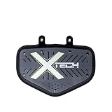 XTECH Vented 5-Sided Football Backplate - Straps for Super Skill Shoulder Pads - Universal Back Plates for Adult Mens and High School Players - Protective Gear and Accessories (Small)