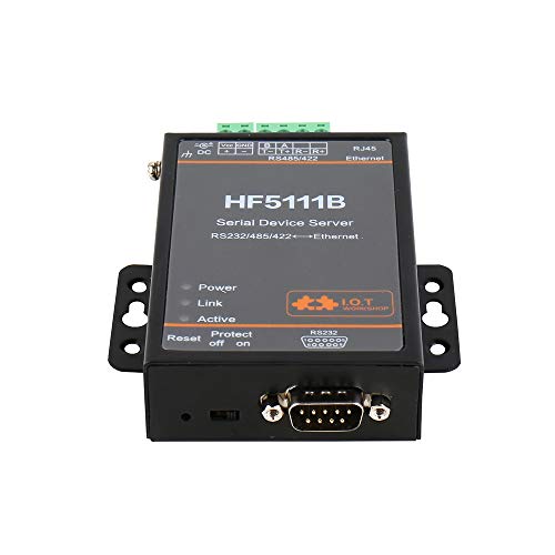 Servidor serial RS232 RS485 a Ethernet industrial de 1 puerto HD 4