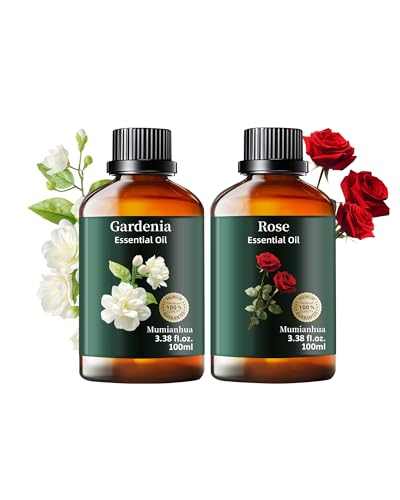 Set Aceite Esencial Gardenia y Rosa 2 x 3.38 Fl Oz