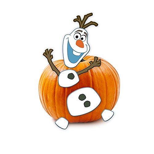 Pumpkin Push-Ins Disney Olaf Halloween Wooden Pumpkin Decoration