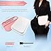 Pink Rolling Tray with Lid, Large Wooden Tray with Phone Holder, Cigarette Rolling Tray Set with Cleaning Brush and Spill Proof Cover - Accessories for Rolling Papers, Grinders