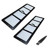 GoldTone Replacement Vacuum Filter Fits Eureka AS1000 Series Upright Air Speed Vacuum Cleaner Replaces Eureka EF-6 69963 (2 Pack)