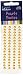 Mark Richards Elements Crystal Stickers 2517 Self-Adhesive 64-Piece Pearl Sticker Strips, 5mm, Gold
