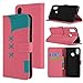 Produktbild Echtes Leder Hülle Stoff Stitching Stickerei Horizontal Flip Ledertasche mit Halter & Card Slots & Wallet for Huawei Nova 3i (Color : Pink)