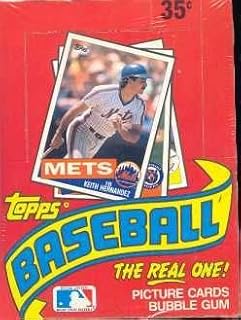 1985 Topps Baseball Cards - Wax Pack (1 Pack of 15 Cards + Stick of Gum)