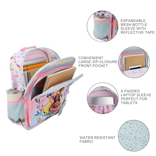 Disney Princesses 16" Kid's Backpack For School And Travel3