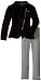 Calvin Klein Little Girls' Black Jacket with Pants