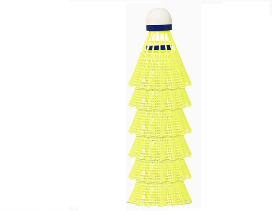 Livo Plastic Nylon Shuttle Cock | Pack of 6 pc. Average Medium Premium (Average)-image-28
