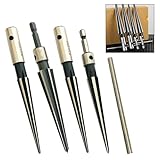 Vielseitiger Größenbereich: erhältlich in den Größen 3–13 mm und 5–16 mm. Diese Kegelreibahle bietet Platz für verschiedene Lochvergrößerung und Entgratung für Metall- und Holzbearbeitungsprojekte mit Präzision und Kontrolle.