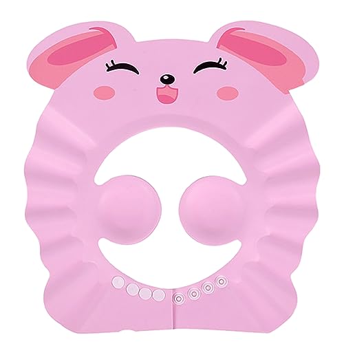 Image of Babies Shower Cap With Ear Covers Shampoo Shower Cap For Infant Toddler Kid Bath Shower Hair Trimming Protect Eye Ears Bathing Cap For Kids