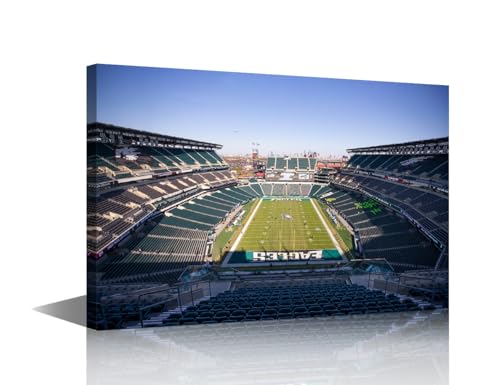 Lincoln Financial Field impression sur toile Philadelphie sport déco 40x61cm