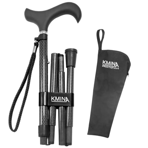 Imagen de KMINA Bastón Plegable para Mayores de Fibra de Carbono