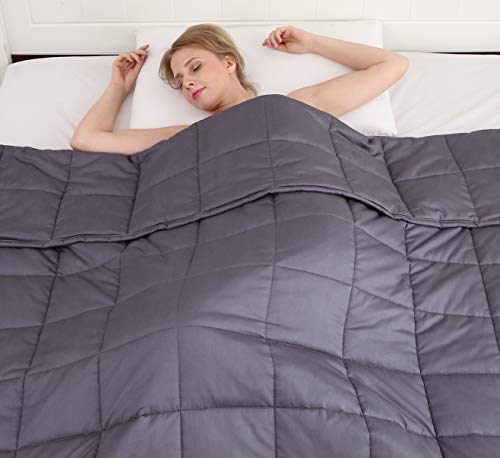 image for Amy Garden Weighted Blanket (48x72 Inch, 15 lbs for 160-250 lbs Indivi