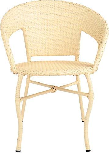 Beautiful Outdoor/Indoor Garden Patio Furniture Set for Living Room, Balcony, Party Hall Chair & Table Seating Set-(Cream Single Chair)-image-12
