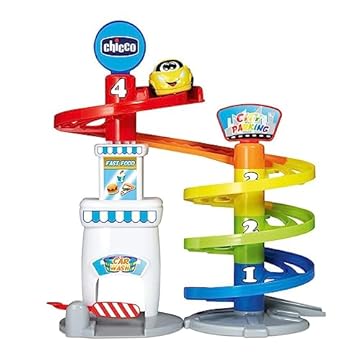 Chicco- Parcheggio Turbo Touch Veicoli, Multicolore, 37 cm, 00010001000000