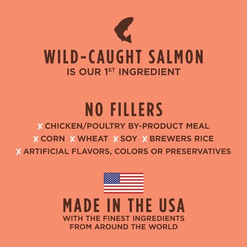 Instinct Be Natural, Natural Dry Dog Food, Raw Coated Kibble - Real Salmon & Brown Rice, 24 lb. Bag