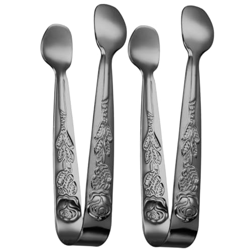 SOLUSTRE 2pièces Pinces à Sucre Acier Inoxydable Lot De Pinces De Service Robustes Multifonctions Pour Sucre Glaçons Bonbons Buffet Et Cuisine