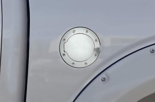 Adhesivo de vinilo para puerta de combustible (9.8 ft, compatible con Ford F-150 2015-2017), color cromado