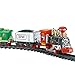 MHCYKJ RC Track Train Set per Bambini, Modello di Traccia del Treno A Vapore con Luce E Suono Simulato Funzione Fumo 103 Cm Diametro Pista con Quattro Carrozze Fai da Te Giocattoli Set di Treni