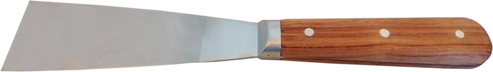 Haromac Couteau-​spatule 40 mm, acier inoxydable, avec manche en bois de rose, continu avec allonge les feuilles, 10046040sb